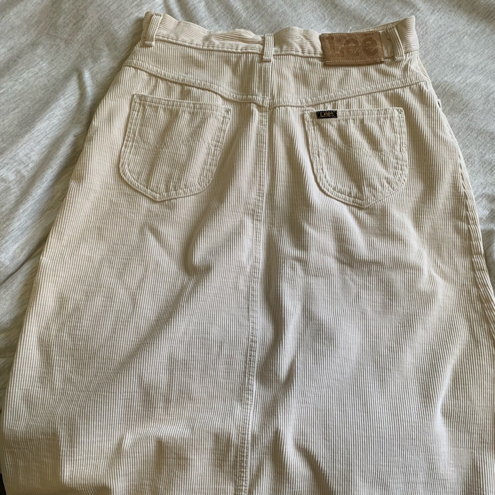1970s LEE Corduroy High Rise Pencil Skirt size 6